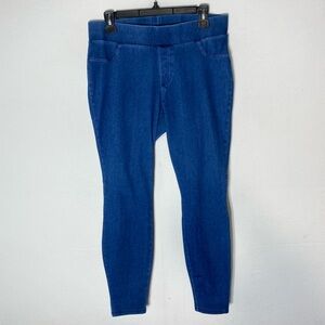 Torrid Blue Pull On Stretchy Jean Leggings Jeggings L